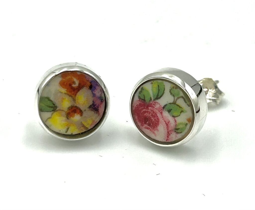 Set Porcelain Earrings