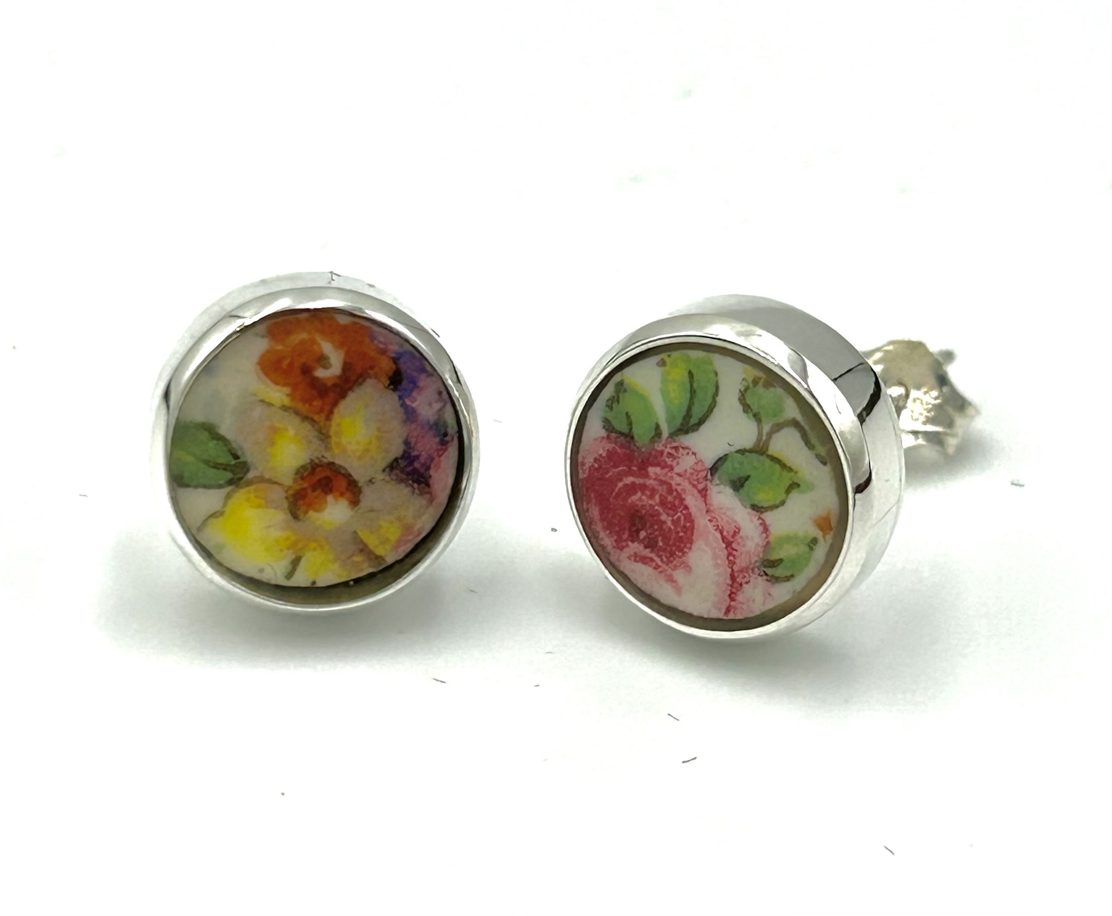 Set Porcelain Earrings